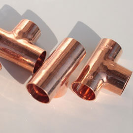 Copper Nickel  90-10 Butt weld Tee